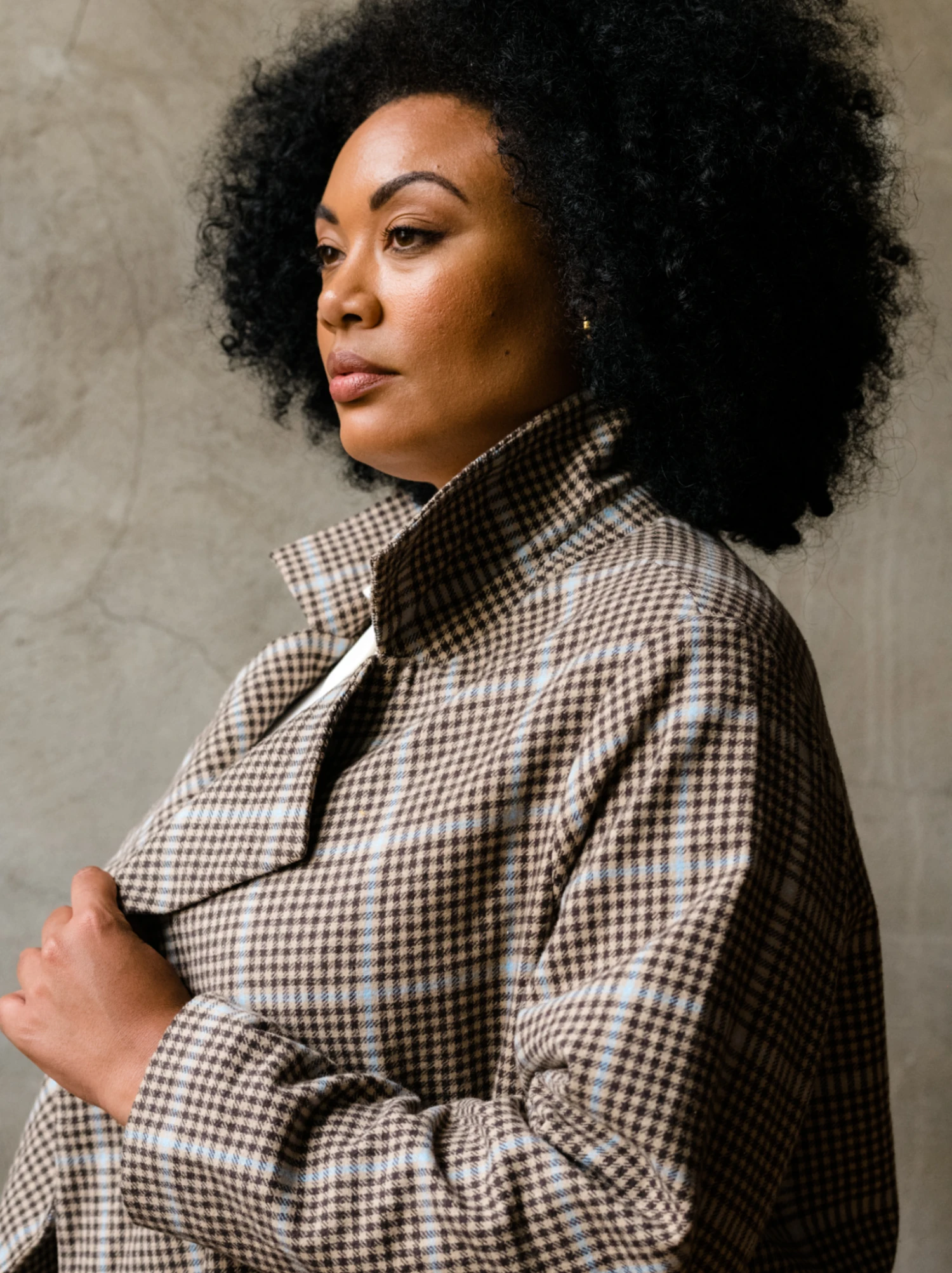 Marie Brushed Plaid Overcoat 7 Marie Brushed Plaid Overcoat - Image 7