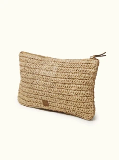 Marlow Raffia Clutch -The Mist Sale Store MarlowClutch Natural ABLE 3