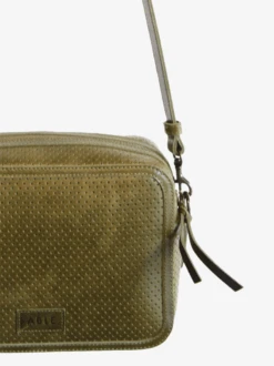 Medium Perforated Zipper Crossbody 19 Medium Perforated Zipper Crossbody -The Mist Sale Store MediumZipperCrossbody PerforatedMoss Able 5