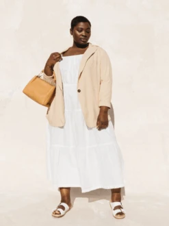 Micah Drapey Blazer 6 Micah Drapey Blazer -The Mist Sale Store MicahDrapeyBlazer OatMilk ABLE 4