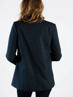 Michelle Blazer -The Mist Sale Store MichelleBlazer MidnightChalkStripe ABLE 2