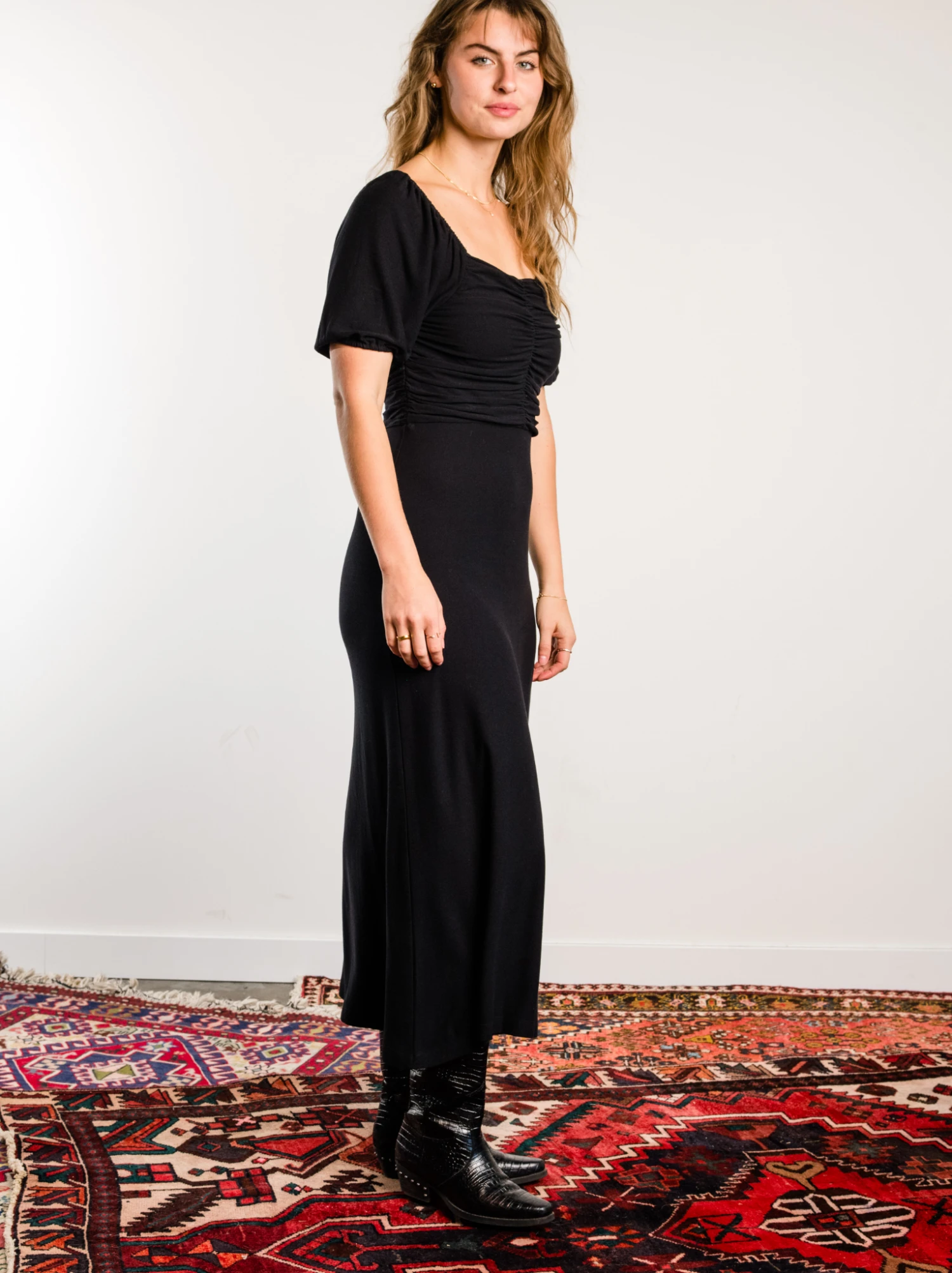 Millie Puff Sleeve Midi Dress 9 Millie Puff Sleeve Midi Dress - Image 9