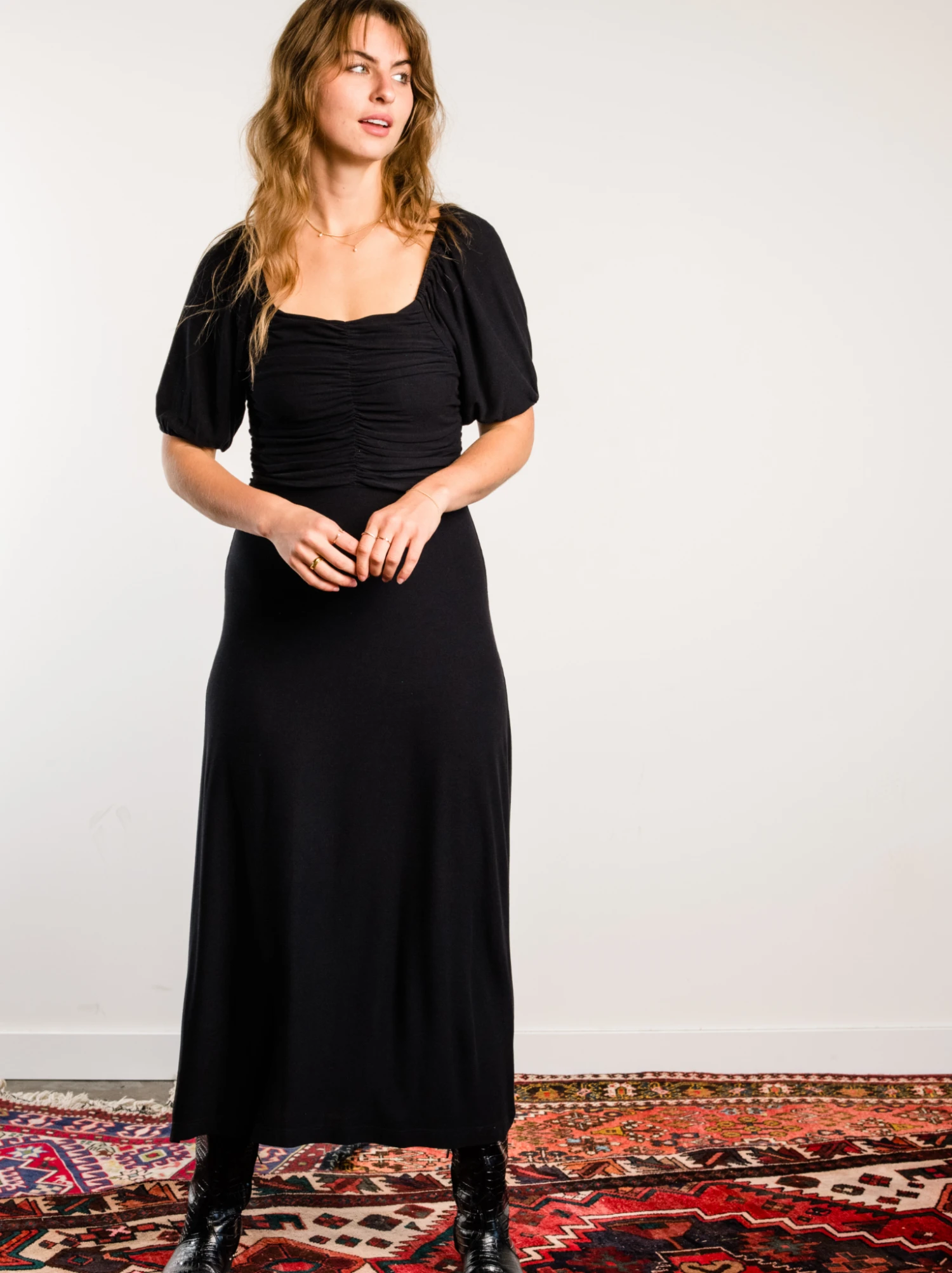 Millie Puff Sleeve Midi Dress 7 Millie Puff Sleeve Midi Dress - Image 7