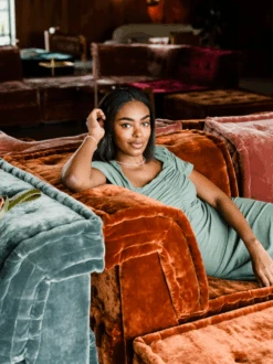 Millie Puff Sleeve Midi Dress 14 Millie Puff Sleeve Midi Dress -The Mist Sale Store MillieDress SageGreen ABLE 11