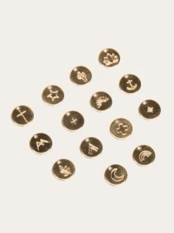 Mini Tag Necklace 6 Mini Tag Necklace -The Mist Sale Store MiniTagNecklace Gold Able 6