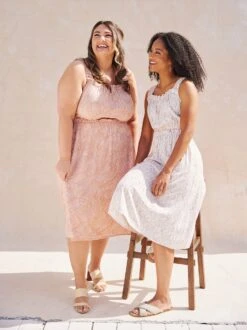 Molly Smocked Ruffle Midi Dress 12 Molly Smocked Ruffle Midi Dress -The Mist Sale Store Molly Smocked Midi Rufffle Dress03 39f4b872 6fe1 4c3a b066 86984b5a8913