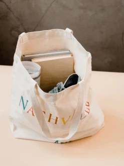 Nashville Canvas Tote Bag -The Mist Sale Store NashvilleCanvasToteBag ABLE 2