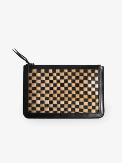 Nesmia Basketweave Clutch 12 Nesmia Basketweave Clutch -The Mist Sale Store NesmiaClutch BlackTan Able