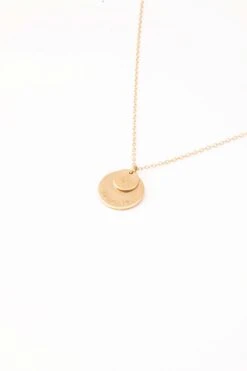 Noteworthy Necklace -The Mist Sale Store NoteworthyNecklace Gold ABLE 1