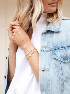 Oasis Beaded Bracelet -The Mist Sale Store OasisBeadedBracelet GoldOpal ABLE 2