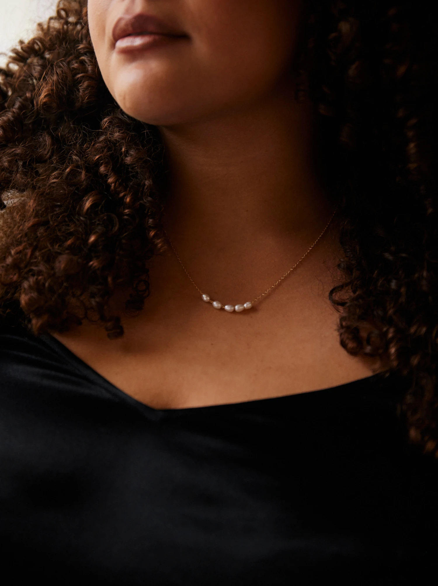 Organic Pearl Necklace 2 Organic Pearl Necklace - Image 2