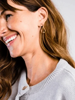 Pearl Orbit Earrings -The Mist Sale Store PearlOrbitEarrings Gold ABLE 2