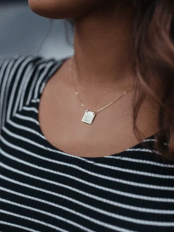 Phrase Necklace 6 Phrase Necklace -The Mist Sale Store PhraseNecklace Gold ABLE 3