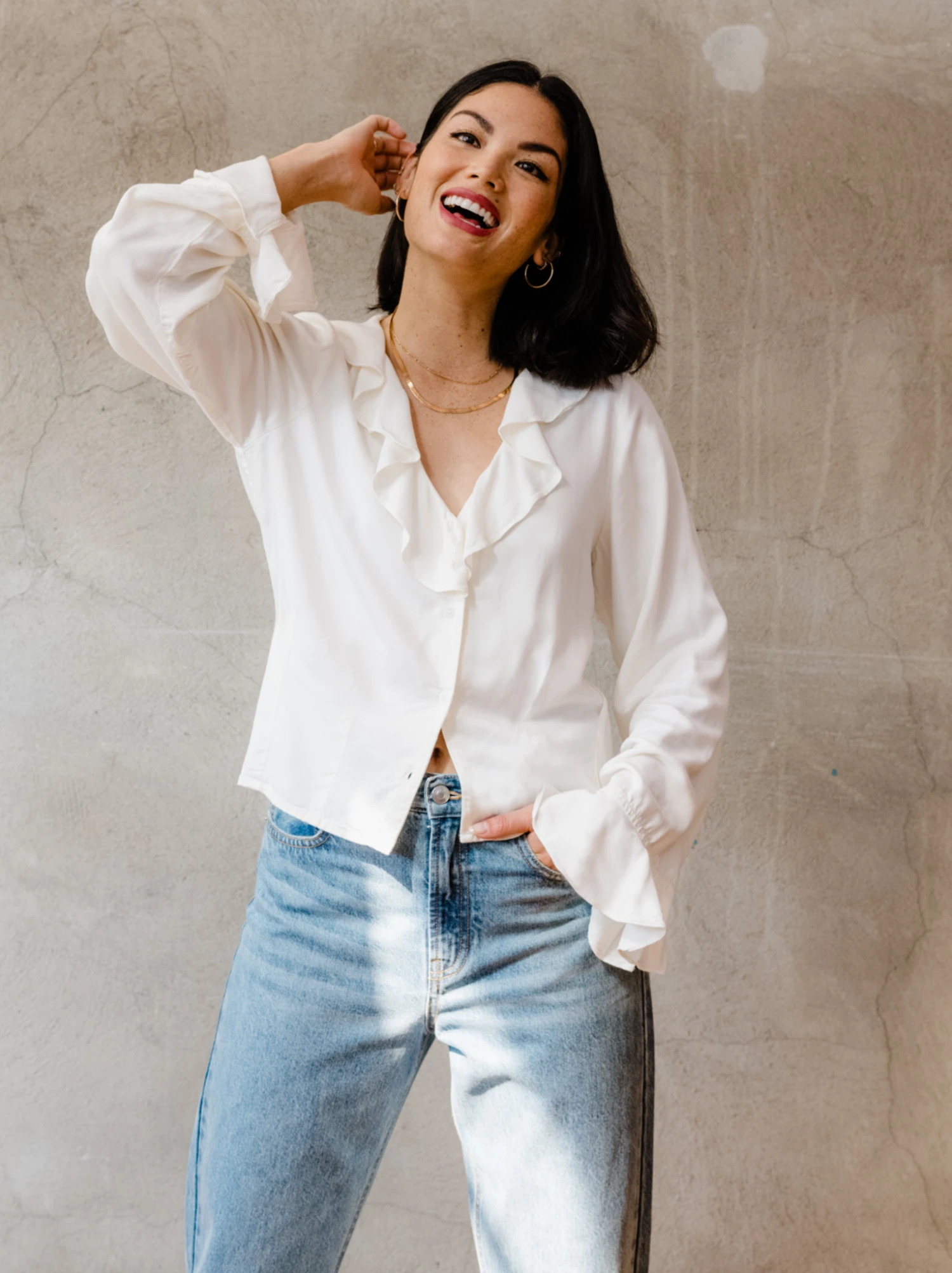 Quincy Ruffle Blouse 1 Quincy Ruffle Blouse