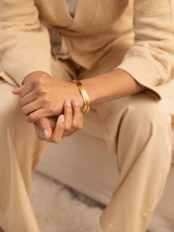 Ripple Stacking Cuffs -The Mist Sale Store RippleStackingCuffs Gold ABLE 4