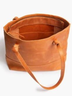Rachel Zip Tote 17 Rachel Zip Tote -The Mist Sale Store S20 Rachel Zip Top Tote Cognac Interior