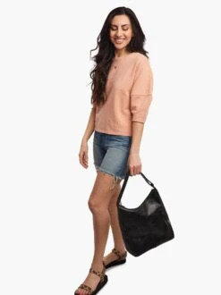 Lorena Shoulder Bag -The Mist Sale Store S21 Lorena Shoulder bag black model full body sized de41f750 b456 42a4 bed4 db229ab8b53f