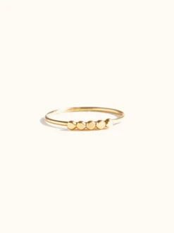 Selma Five Dot Stacking Ring