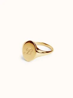Signet Ring -The Mist Sale Store SignetRing Gold ABLE