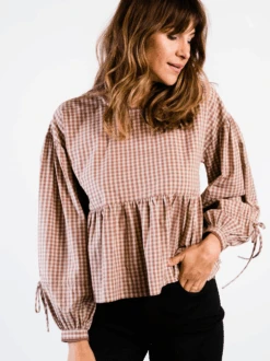 Skylar Swing Top 19 Skylar Swing Top -The Mist Sale Store SkylarSwingTop Gingham ABLE 1