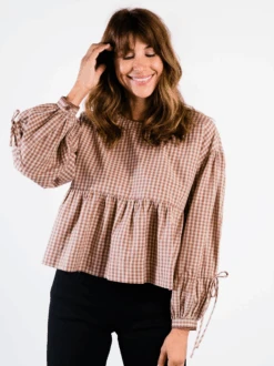 Skylar Swing Top 18 Skylar Swing Top -The Mist Sale Store SkylarSwingTop Gingham ABLE