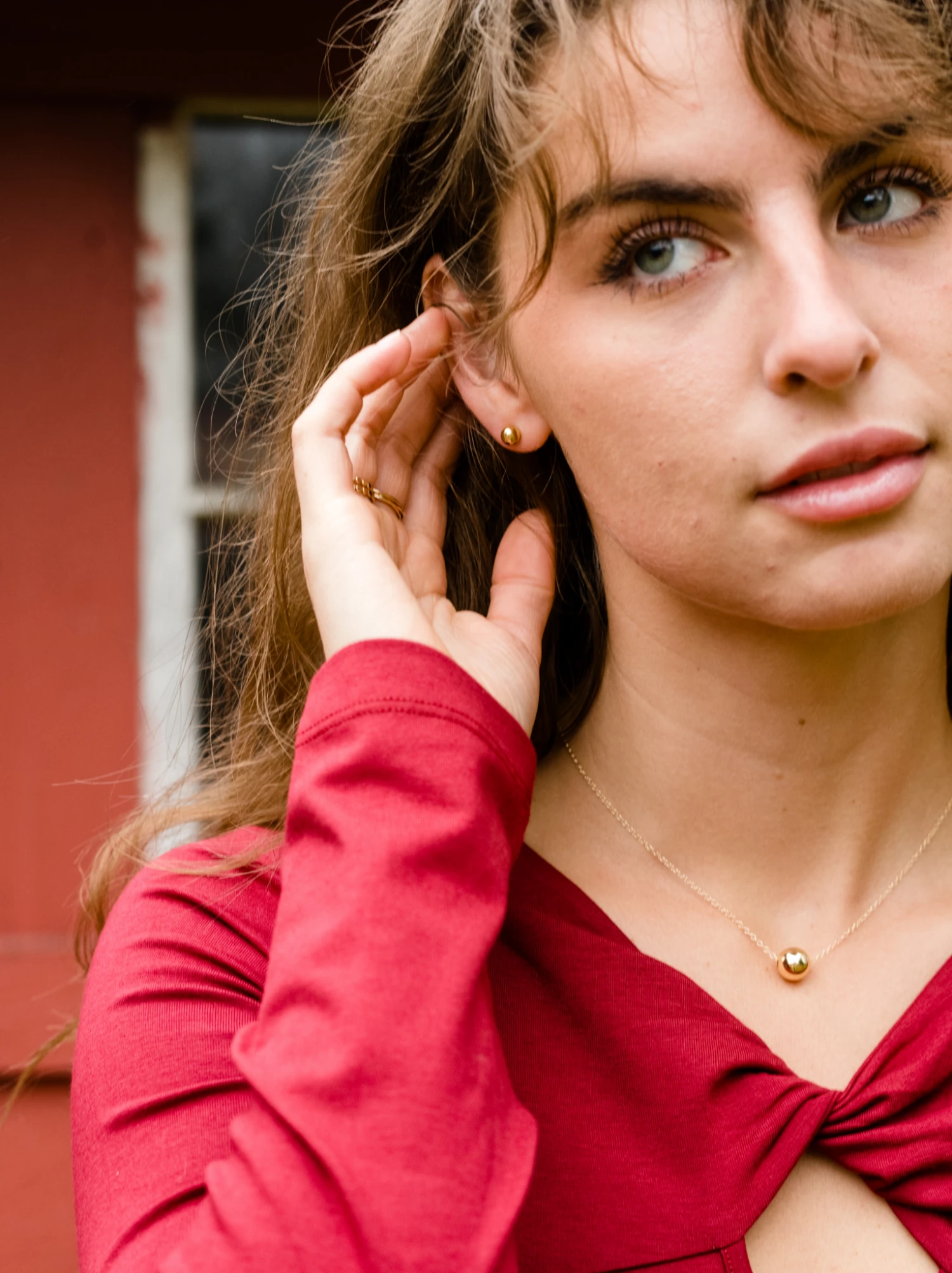 Sphere Pendant Necklace 4 Sphere Pendant Necklace - Image 4