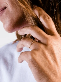 Spiral Stacking Ring -The Mist Sale Store SpiralStackingRing Gold Able 1