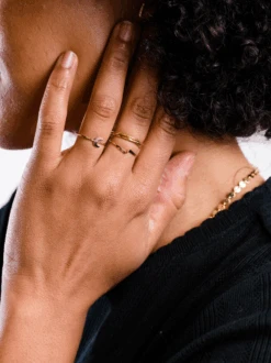 Spiral Stacking Ring -The Mist Sale Store SpiralStackingRing Gold Able 3