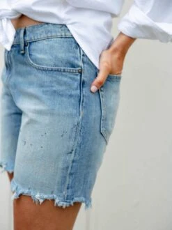 Guadalupe Cutoff Denim Short -The Mist Sale Store TheGuadalupeCutoff PaintedBlueWash ABLE 2