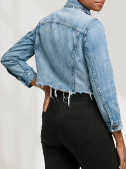 The Naibi Cropped Jacket -The Mist Sale Store TheNaibi DistressedIndigo ABLE 4