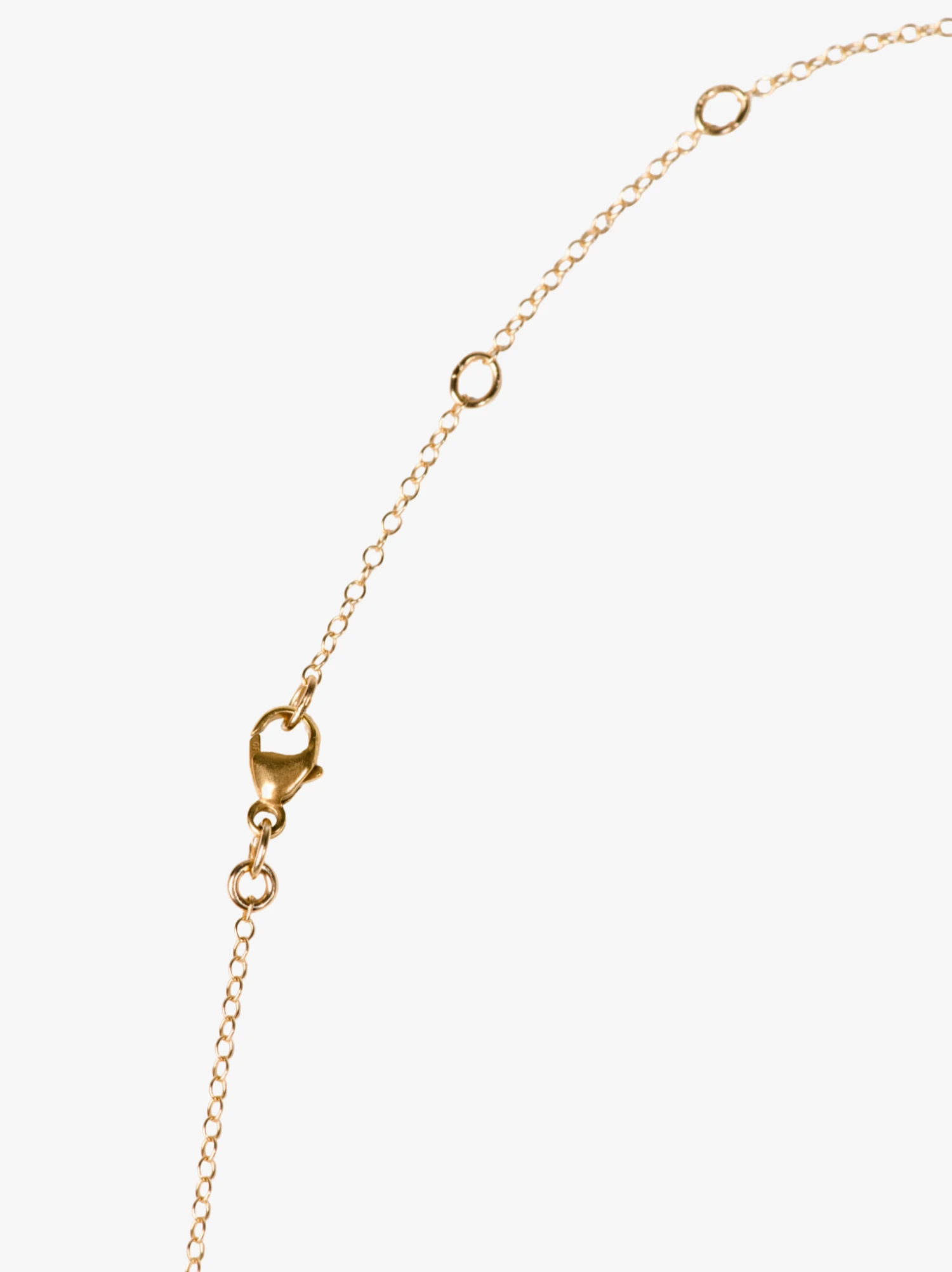 Triple Emerald Drop Necklace 4 Triple Emerald Drop Necklace - Image 4