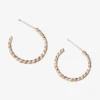 Two-Tone Twist Hoops