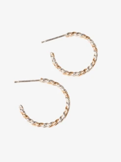 Two-Tone Twist Hoops 7 Two-Tone Twist Hoops -The Mist Sale Store TwistHoops TwoTone ABLE 2