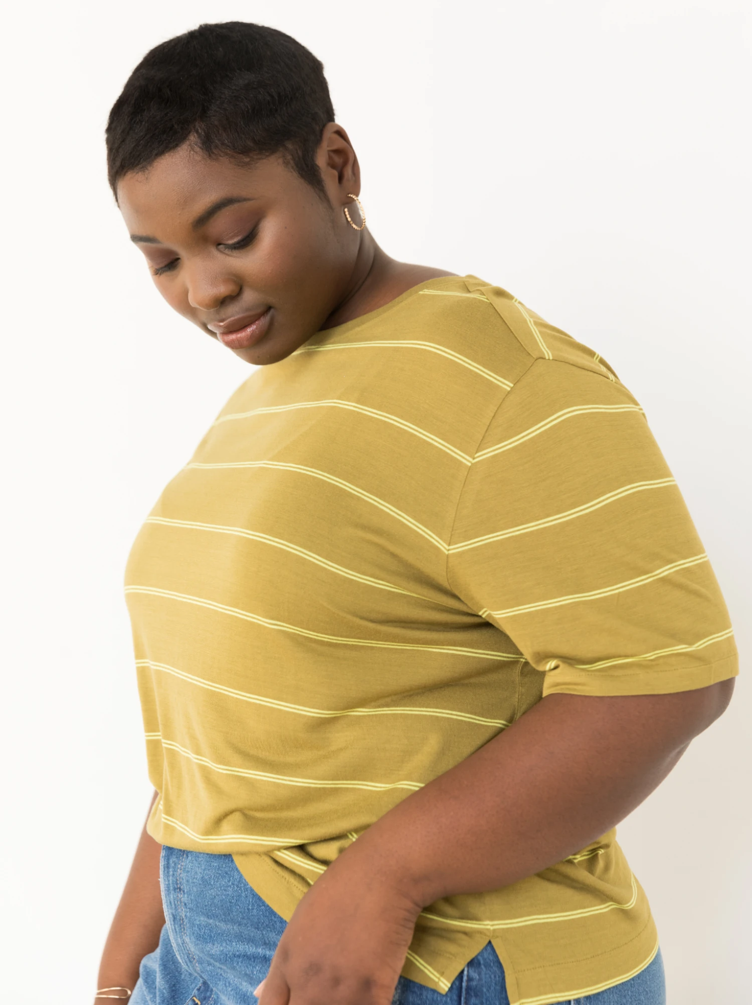 Zoe Drapey Boyfriend Tee 4 Zoe Drapey Boyfriend Tee - Image 4