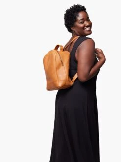 Alem Mini Backpack -The Mist Sale Store alem mini backpack cognac 5