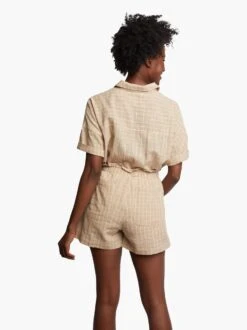 Jordan Easy Short -The Mist Sale Store jordan button down shirt easy short set tan grid able back
