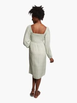 Joyce Smocked Midi Dress -The Mist Sale Store joyce smocked midi dress sage able 1