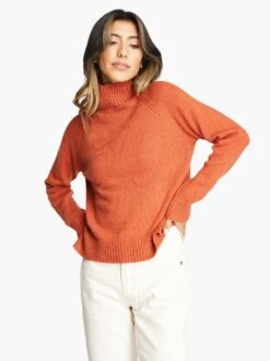 Michelle Mockneck Sweater -The Mist Sale Store michelle brick