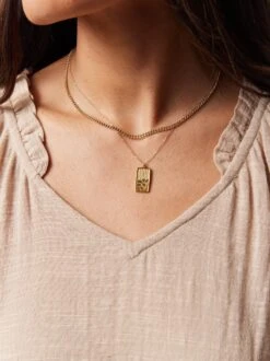 Radiant Pendant Necklace -The Mist Sale Store radiant pendant necklace gold able 3